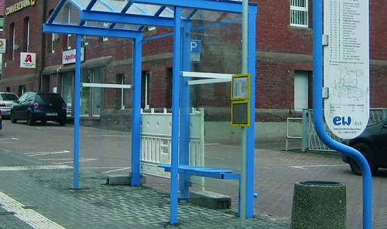 Bushaltestelle (Foto: E. Sagorski)