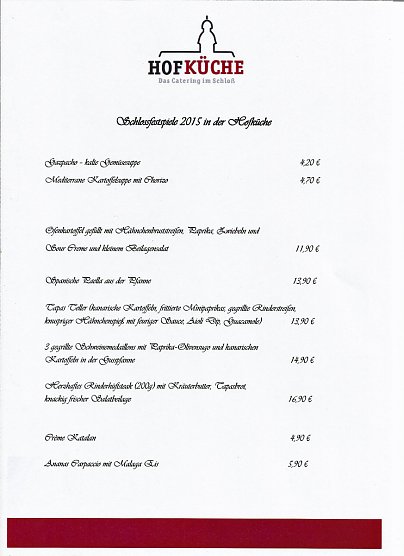 Spanisch in der "Hofk&uuml;che" (Foto: Karl-Heinz Herrmann)