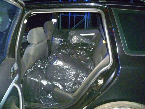 500 Liter Diesel im Auto (Foto: Autobahnpolizei)