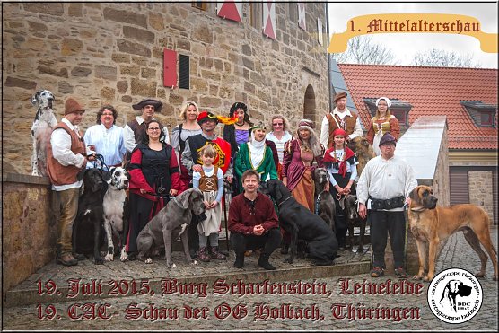 Doggenausstellung auf der Burg Scharfenstein (Foto: Jens Hahnewald)