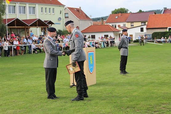 Feierliche Vereidigung in Berka (Foto: Karl-Heinz Herrmann)