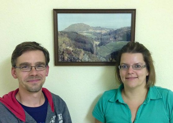 Markus Falb und Ivonne Winterfeld (Foto: Gerhard Martin)