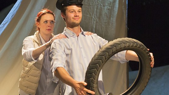 Premiere in Nordhausen: Catriona Morison, Stefan Landes (Foto: T. Graner)