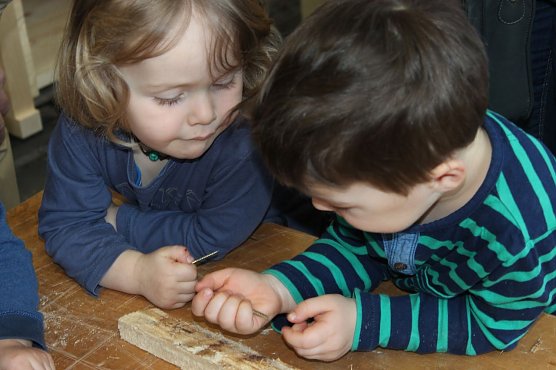 In der Werkstatt (Foto: Gisela Reinhardt)