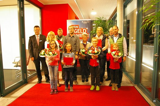 Die gl&uuml;cklichen Gewinner (Foto: Ilka K&uuml;hn)