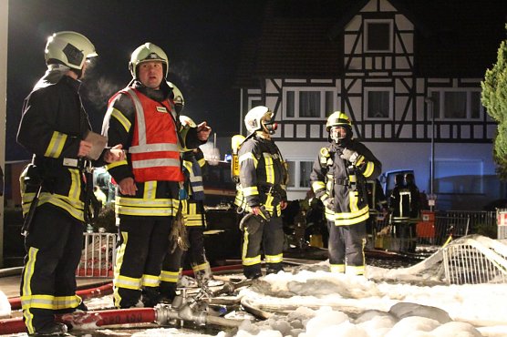 Brand in Arenshausen (Foto: Feuerwehr Heiligenstadt)
