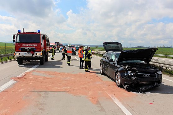 Unfall (Foto: Feuerwehr Heiligenstadt) Unfall (Foto: Feuerwehr Heiligenstadt)
