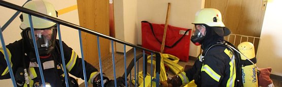 Übung (Foto: Feuerwehr Heiligenstadt) Übung (Foto: Feuerwehr Heiligenstadt)