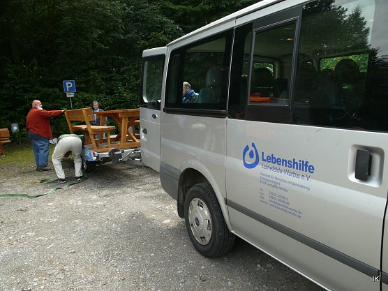 Sitzb&auml;nke von der Lebenshilfe (Foto: Ilka K&uuml;hn)