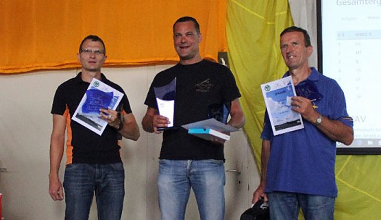 Thüringer Streckenflieger küren ihre Sieger (Foto: Marion Haas) Thüringer Streckenflieger küren ihre Sieger (Foto: Marion Haas)
