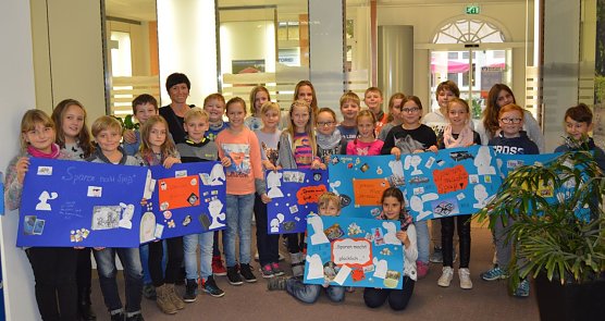 Zu Besuch in der Volksbank (Foto: Nicole Hammer) Zu Besuch in der Volksbank (Foto: Nicole Hammer)