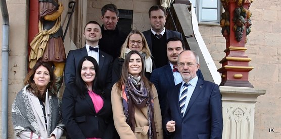 Delegation mit Bürgermeister Nolte (Foto: W. Kutzborski) Delegation mit Bürgermeister Nolte (Foto: W. Kutzborski)