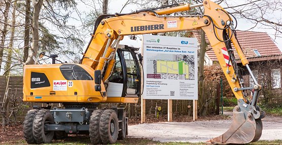 Neues Wohngebiet entsteht (Foto: Martina Adler) Neues Wohngebiet entsteht (Foto: Martina Adler)