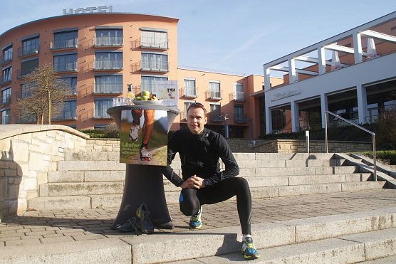 Lauftraining mit Hoteldirektor (Foto: Anja Heidenblut)