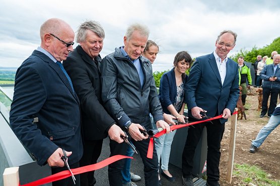 Einweihung Aussichtsplattform (Foto: Leader)