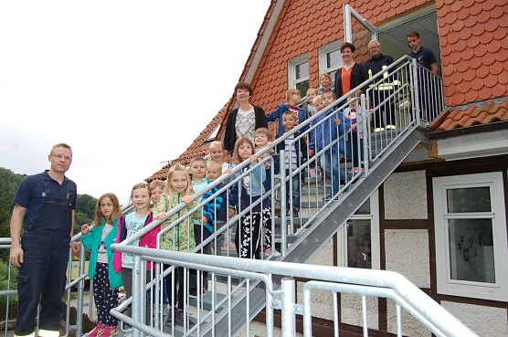 Brandschutz im Kindergarten (Foto: Feuerwehr Geisleden)