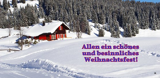Weihnachtsgruß (Foto: Ilka Kühn) Weihnachtsgruß (Foto: Ilka Kühn)