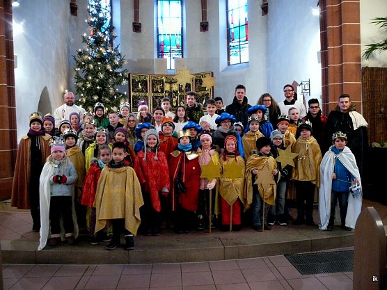 Sternsinger 2018 in Beuren (Foto: Ilka K&uuml;hn)