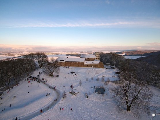 Winter auf Burg Scharfenstein (Foto: Dirk F&uuml;rstenberg)