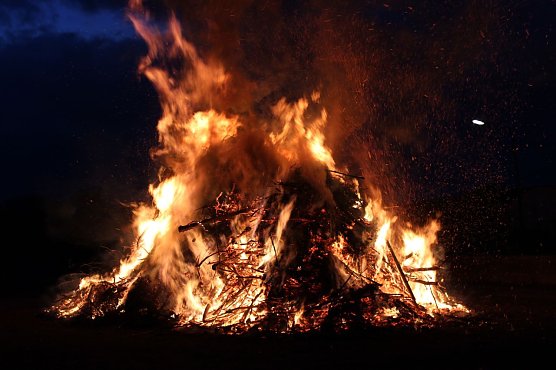 Osterfeuer (Foto: Feuerwehr Heiligenstadt)