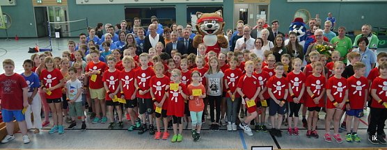 Erinnerungsfoto Sporttag (Foto: Ilka K&uuml;hn)