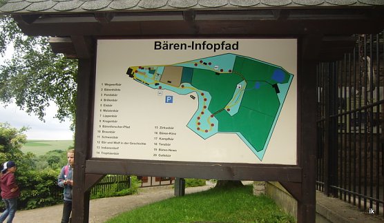 Infotafel B&auml;renpark (Foto: Eni Reinhold)