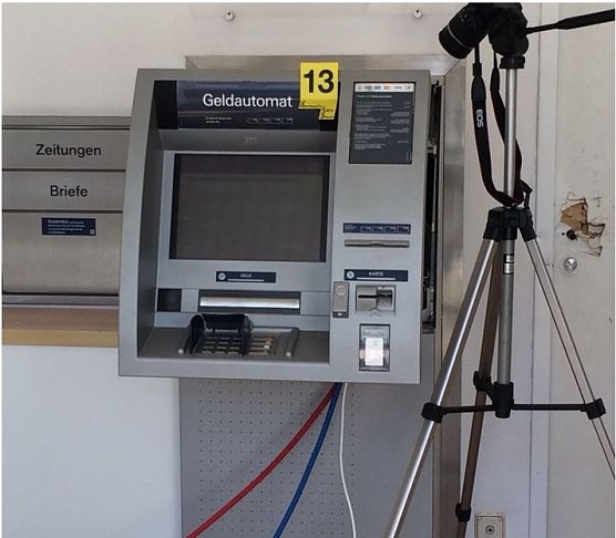 Geldautomat gesprengt (Foto: Polizei)