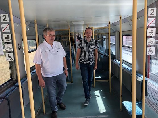 Im Trainingzug (Foto: Natalie H&uuml;nger)