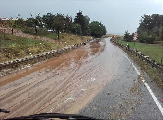 Unwetter (Foto: Feuerwehr Heiligenstadt)