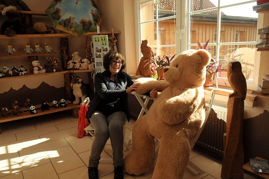Im B&auml;renshop (Foto: Ilka K&uuml;hn)