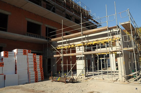 Neubau im Entstehen (Foto: Ilka K&uuml;hn)