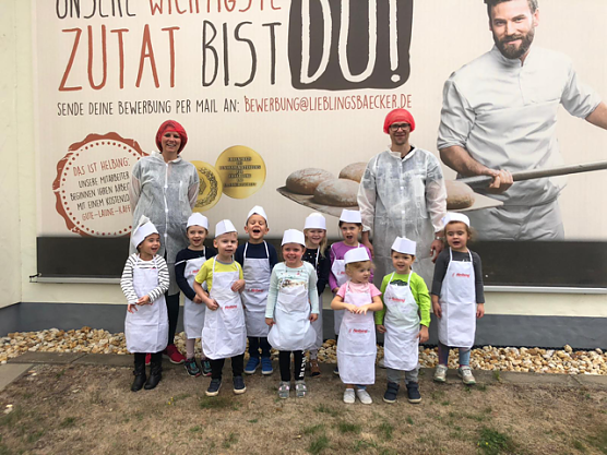 Besuch bei Helbings (Foto: AWO-Kiga)