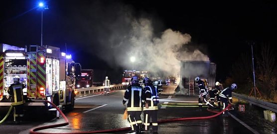 Feuerwehreinsatz A 38 (Foto: Feuerwehr Heiligenstadt)