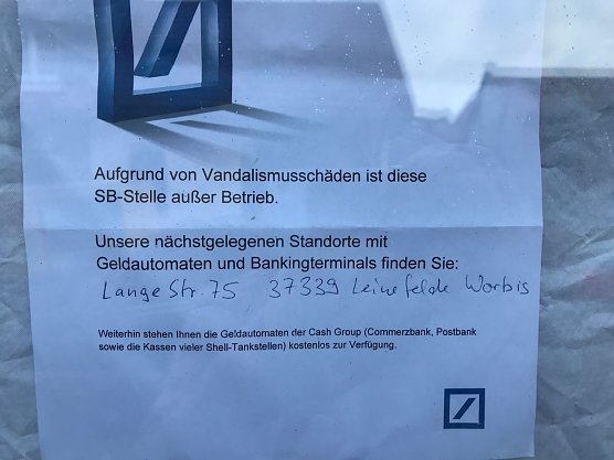 Bankfiliale (Foto: Ilka K&uuml;hn)