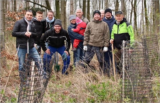 B&auml;ume gepflanzt (Foto: CDU Heiligenstadt)