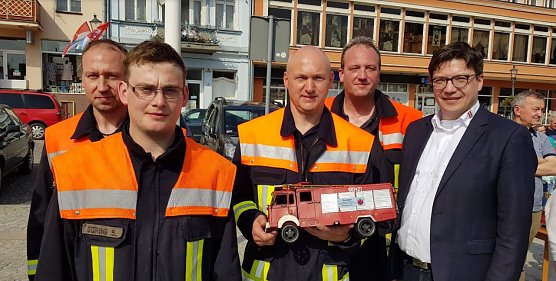 Birkunger Feuerwehr in Partnerstadt (Foto: M. Apel)
