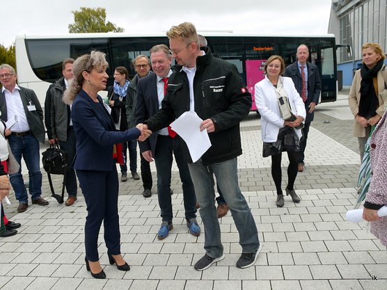 Verabschiedung der Ministerin (Foto: Ilka K&uuml;hn)