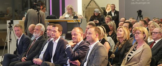 Merz und Mohring am Freitagabend in Nordhausen  (Foto: nnz)