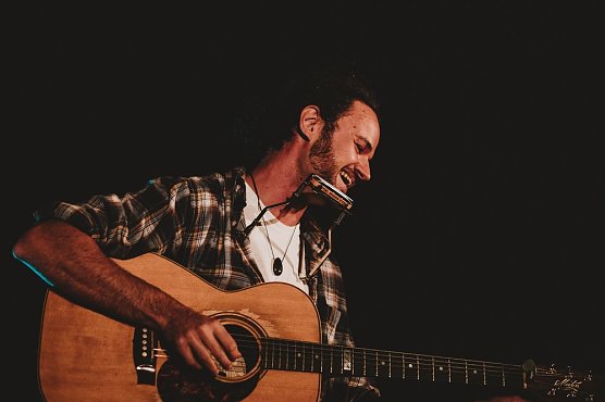 Im "Kuhstall": Philip B&ouml;lter (Foto: Semra Ak)