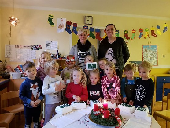 Zu Besuch im Kiga Breitenholz (Foto: Rüdiger Steinbeck) Zu Besuch im Kiga Breitenholz (Foto: Rüdiger Steinbeck)