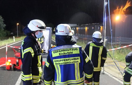 Einsatz in der Nacht (Foto: Feuerwehr Heilbad Heiligenstadt)