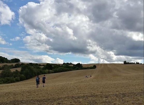 Wanderung zum Mittelpunkt Deutschlands (Foto: Markus Janitzki)