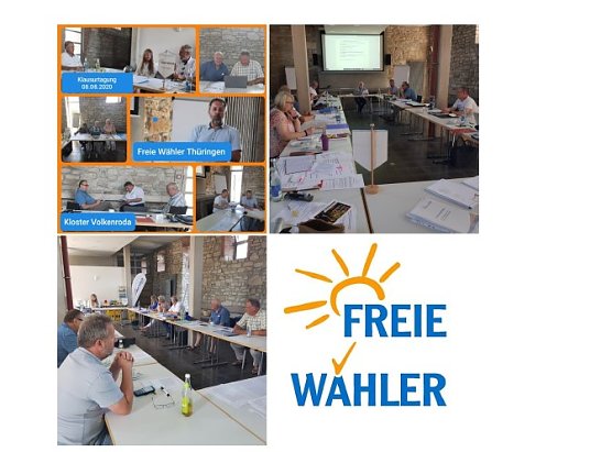 Klausur hinter dicken Klostermauern (Foto: Freie W&auml;hler)