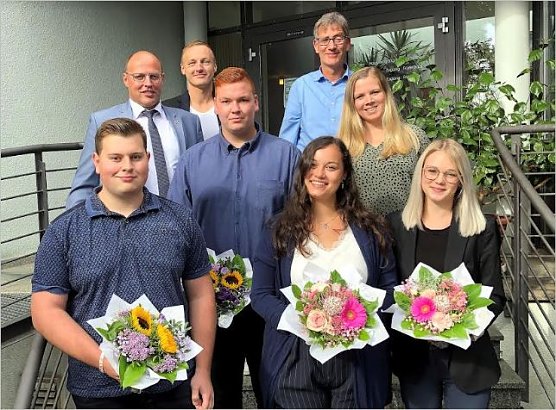 Die neuen Auszubildenden  (Foto: Natalie H&uuml;nger)