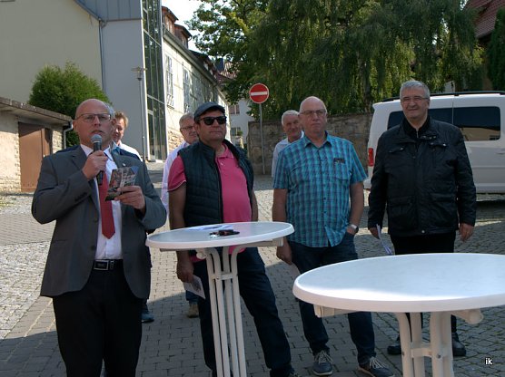 Die Stadt hat das Fahrzeug finanziert, erkl&auml;rte Marko Grosa. (Foto: Ilka K&uuml;hn)