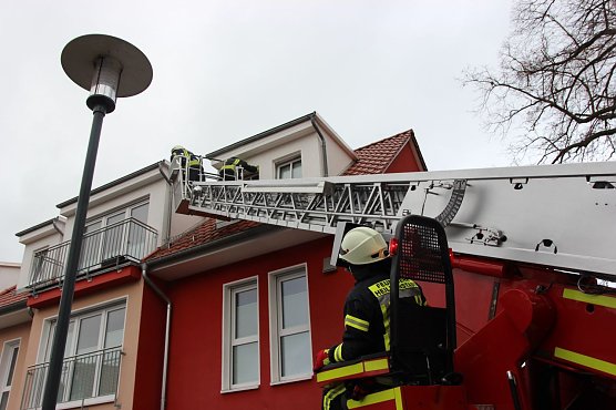 Rauchwarnmelder alarmierte Passanten (Foto: Feuerwehr Heiligenstadt )