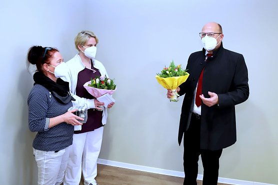 Stadtchef dankt Pflegekr&auml;ften (Foto: Stadt Leinefelde-Worbis)