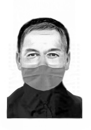 Phantombild des gesuchten Mannes (Foto: LPI Nordhausen)