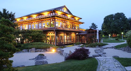 Pavillion im Japanischen Garten (Foto: Kur und Tourismus Bad Langensalza)