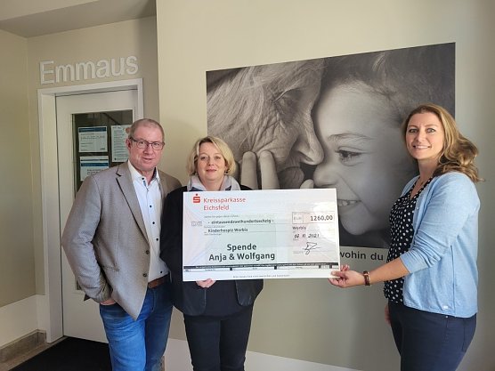 Bild von links nach rechts: Wolfgang Fiedler, Anja Fiedler, Christina Hoch (Foto: Christina Hoch)